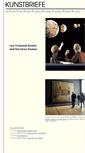 Mobile Screenshot of kunstbriefe.de
